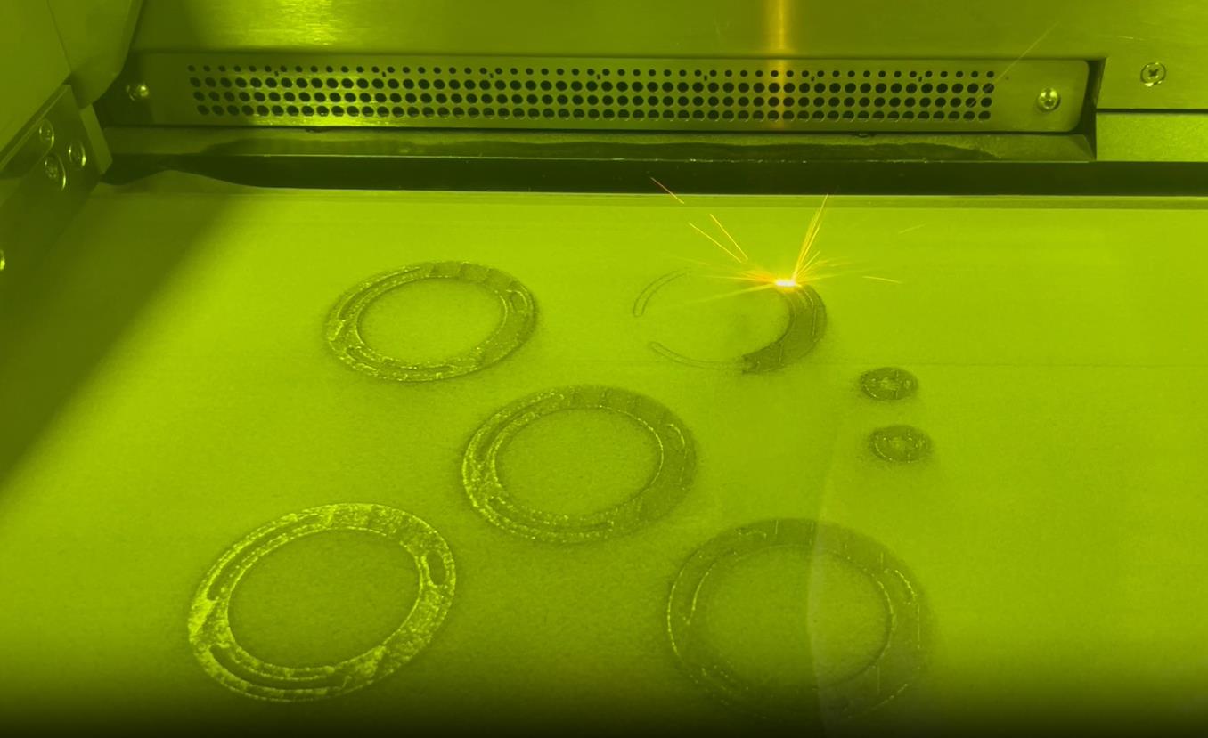 Process of Metal 3D Printing Parts